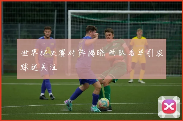 世界杯决赛对阵揭晓 两队名单引发球迷关注